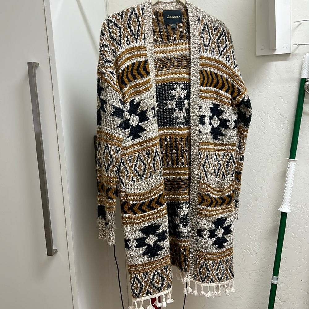 Patterned cardigan